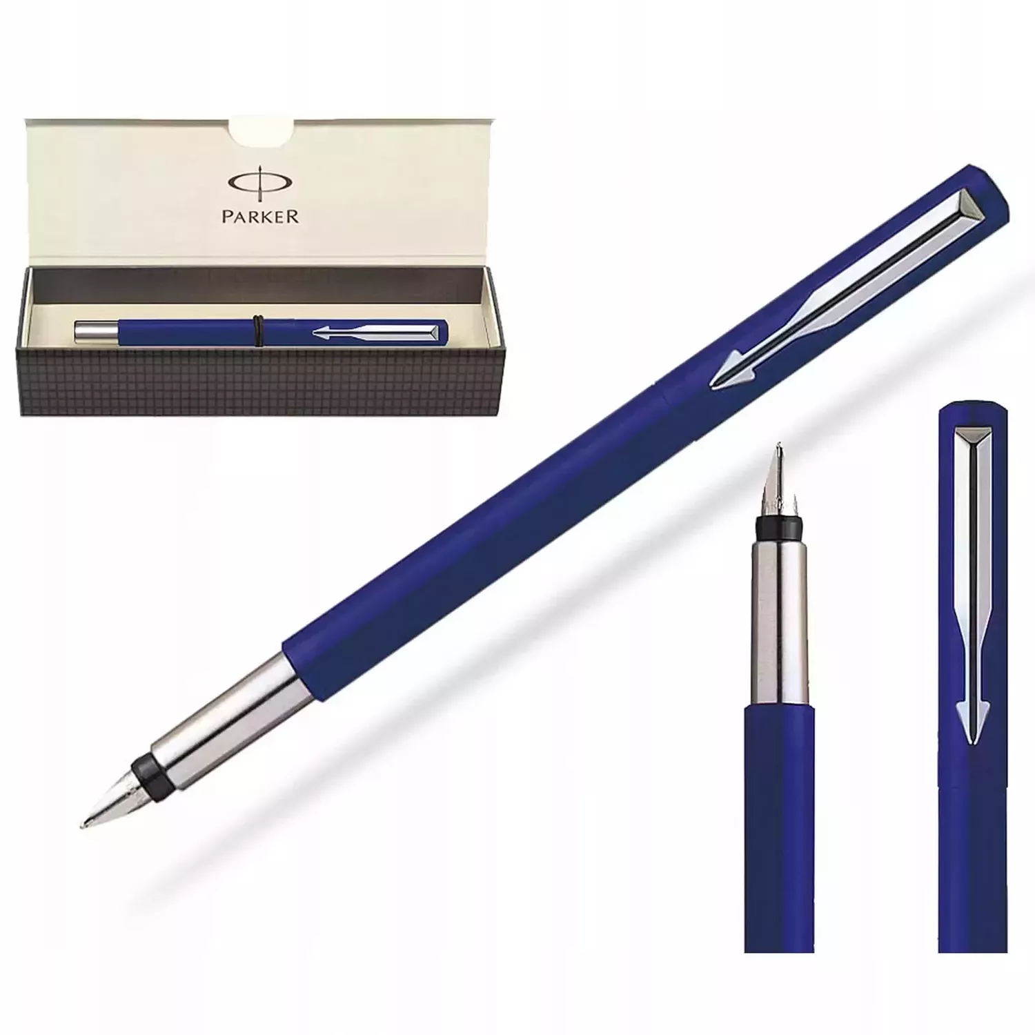 Pióro wieczne Parker Vector Standard to nowoczesne ekonomiczne pióro wieczne w kolorze niebieskim.jpg